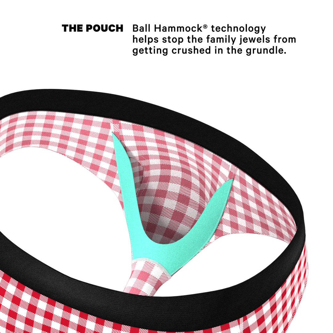 Shinesty "Hot Diggity" Corn Dog Print Ball Hammock® Pouch Briefs Underwear