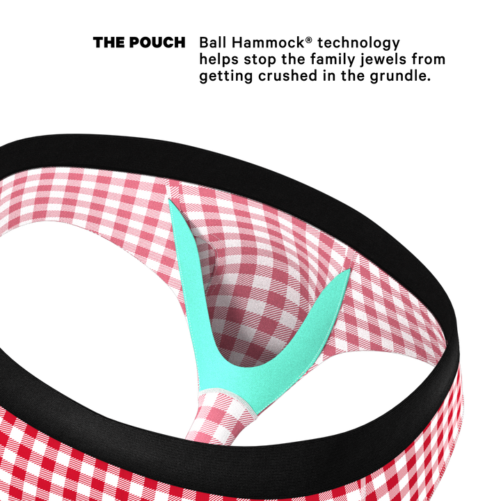 Shinesty "Hot Diggity" Corn Dog Print Ball Hammock® Pouch Briefs Underwear