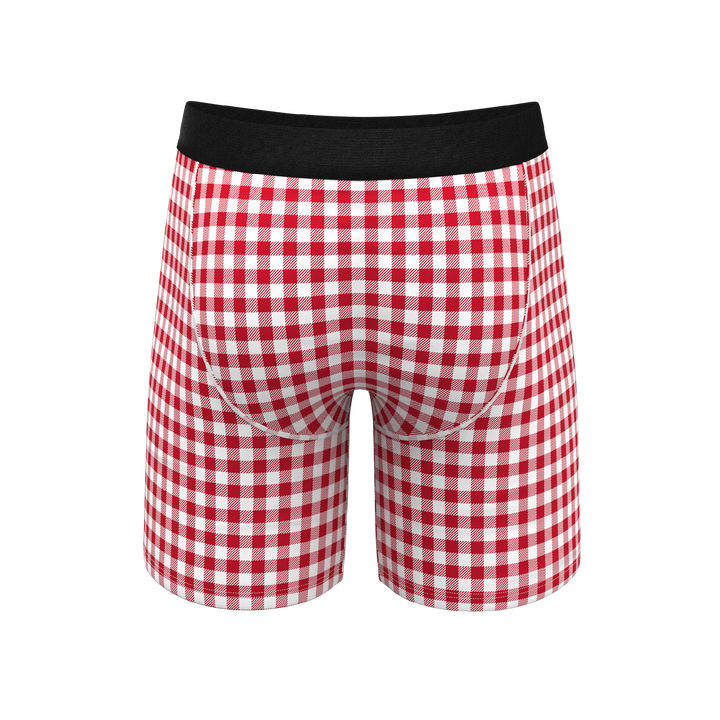 Shinesty The Hot Diggity Corn Dog Long Leg Ball Hammock® Pouch Underwear with Fly