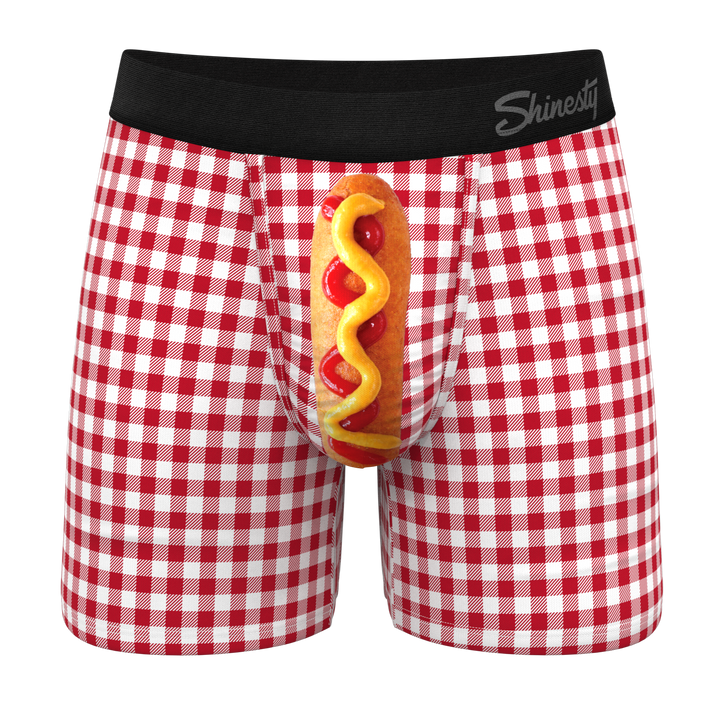 Shinesty The Hot Diggity Corn Dog Ball Hammock® Pouch Underwear