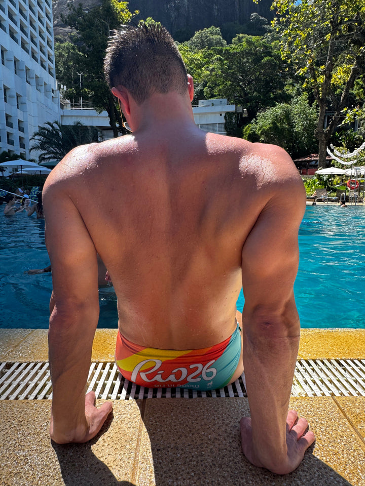 CA-RIO-CA Men's CARIOCA RIO26 SUNGA Print Designer Swimwear in 