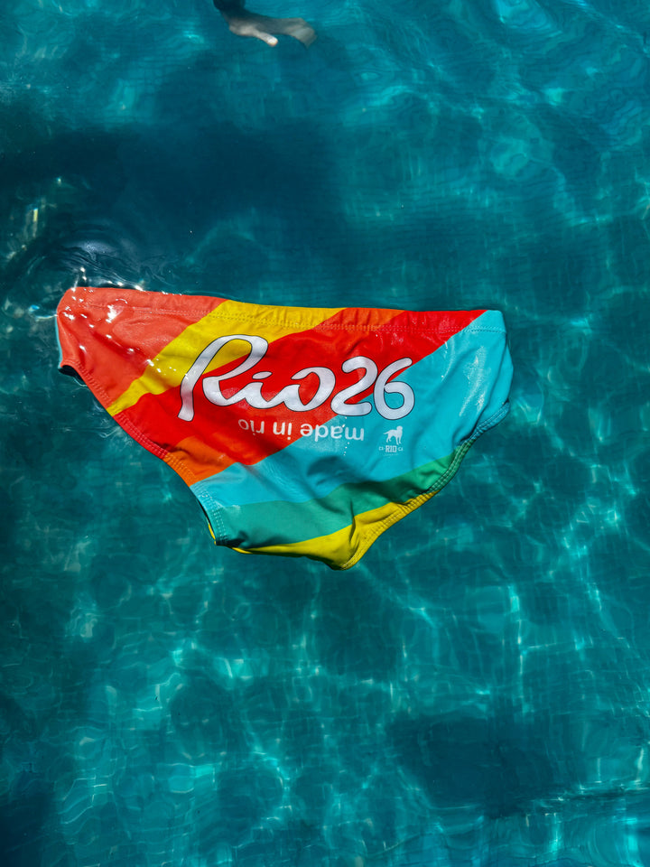 CA-RIO-CA Men's CARIOCA RIO26 SUNGA Print Designer Swimwear in 