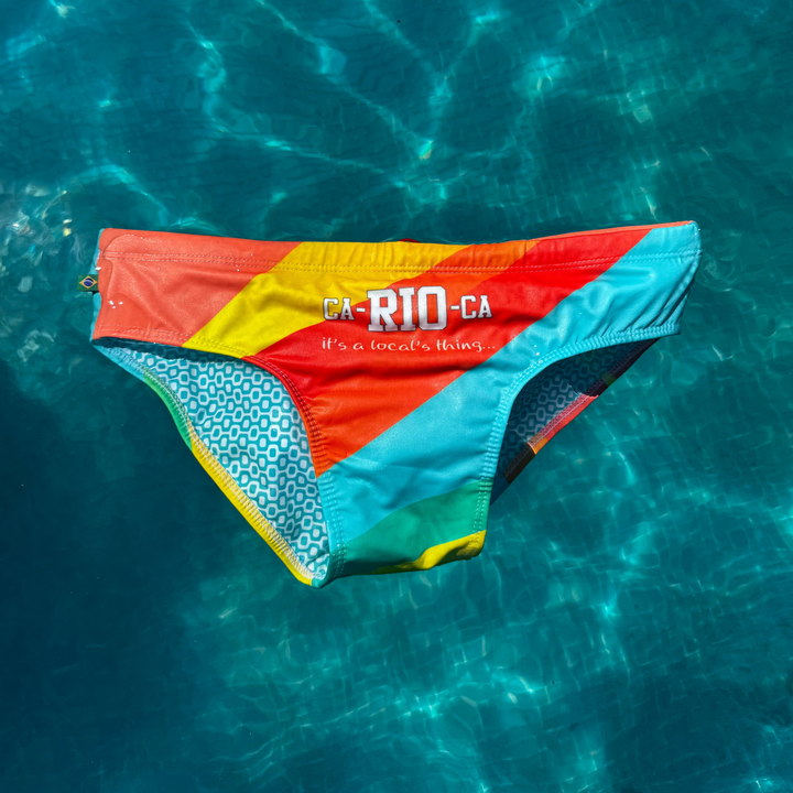 CA-RIO-CA Men's CARIOCA RIO26 SUNGA Print Designer Swimwear in 