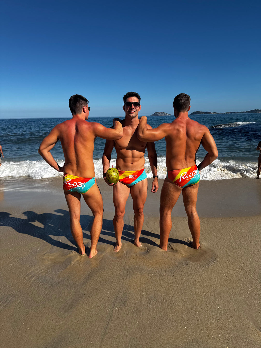 CA-RIO-CA Men's CARIOCA RIO26 SUNGA Print Designer Swimwear in 