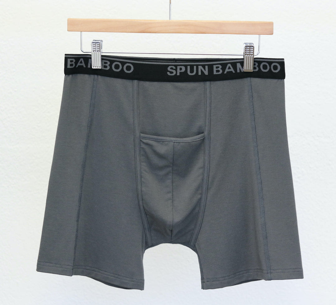 Spun Bamboo men's bamboo boxer briefs side profile view