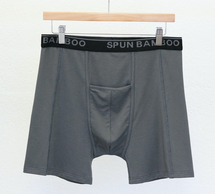 Spun Bamboo men's bamboo boxer briefs side profile view