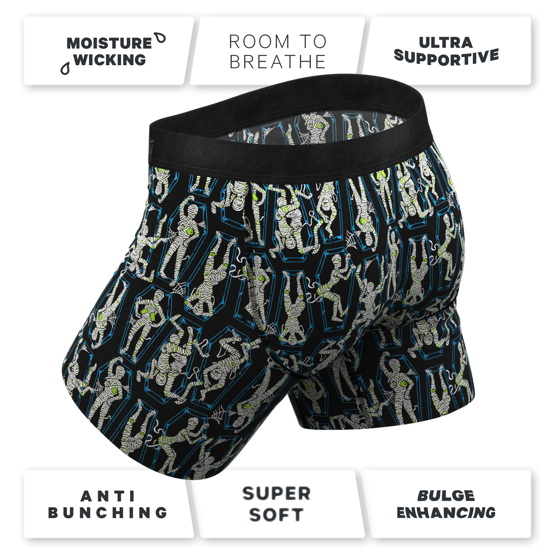 Shinesty "Inter-Corpse" Halloween Mummies Ball Hammock® Pouch Underwear with Fly