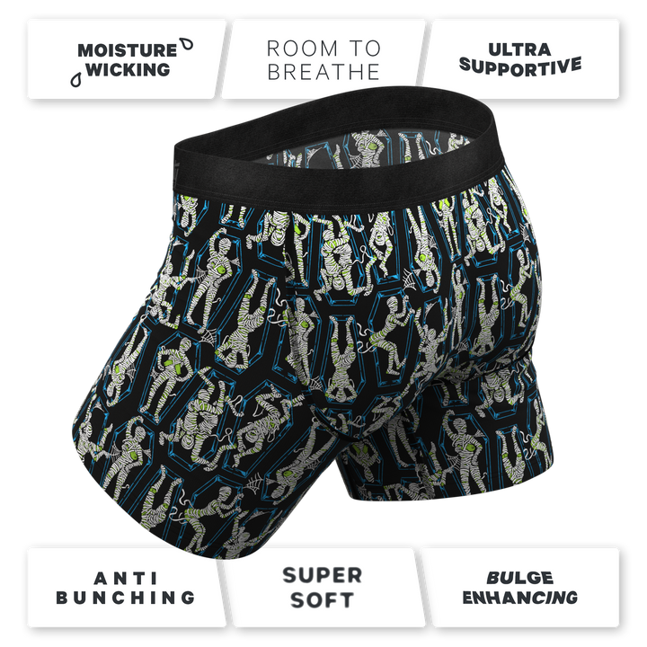 Shinesty "Inter-Corpse" Halloween Mummies Ball Hammock® Pouch Underwear with Fly