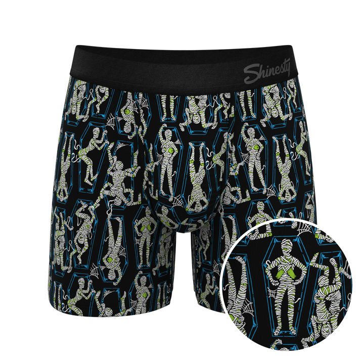 Shinesty The Inter-Corpse Mummies Ball Hammock® Pouch Halloween Boxer Briefs