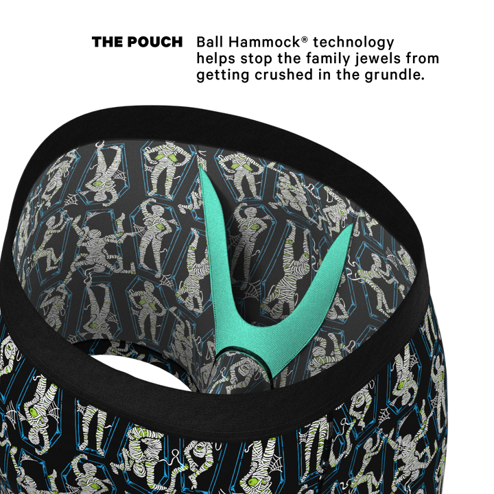 Shinesty The Inter-Corpse Mummies Ball Hammock® Pouch Halloween Boxer Briefs