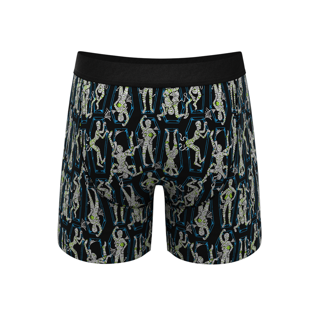 Shinesty The Inter-Corpse Mummies Ball Hammock® Pouch Halloween Boxer Briefs