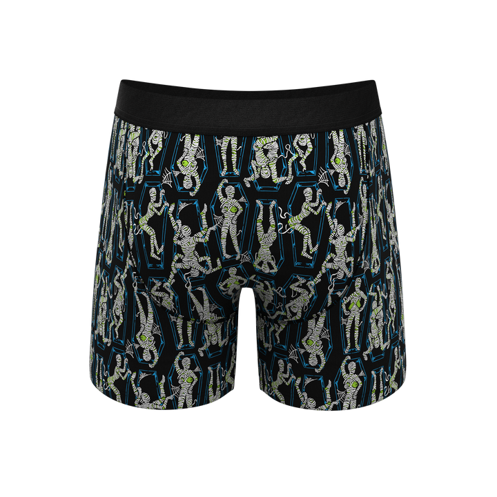 Shinesty The Inter-Corpse Mummies Ball Hammock® Pouch Halloween Boxer Briefs