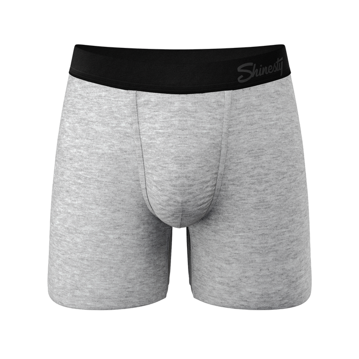 Intramural Champ: Heathered Grey Ball Hammock® Pouch Boxer Briefs