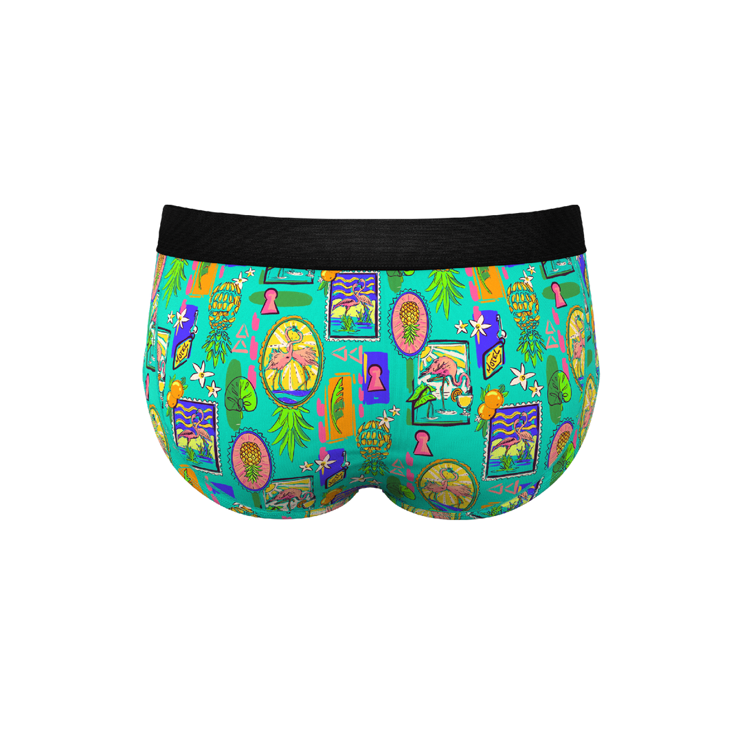 The Island Time Briefs | Pineapple Scene Ball Hammock® Pouch Underwear