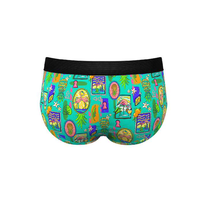 The Island Time Briefs | Pineapple Scene Ball Hammock® Pouch Underwear