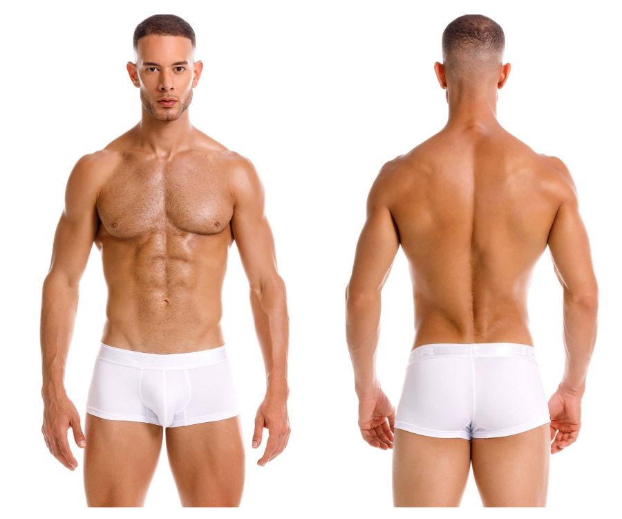 JOR Element Men's Trunk Underwear in White – men's trunks