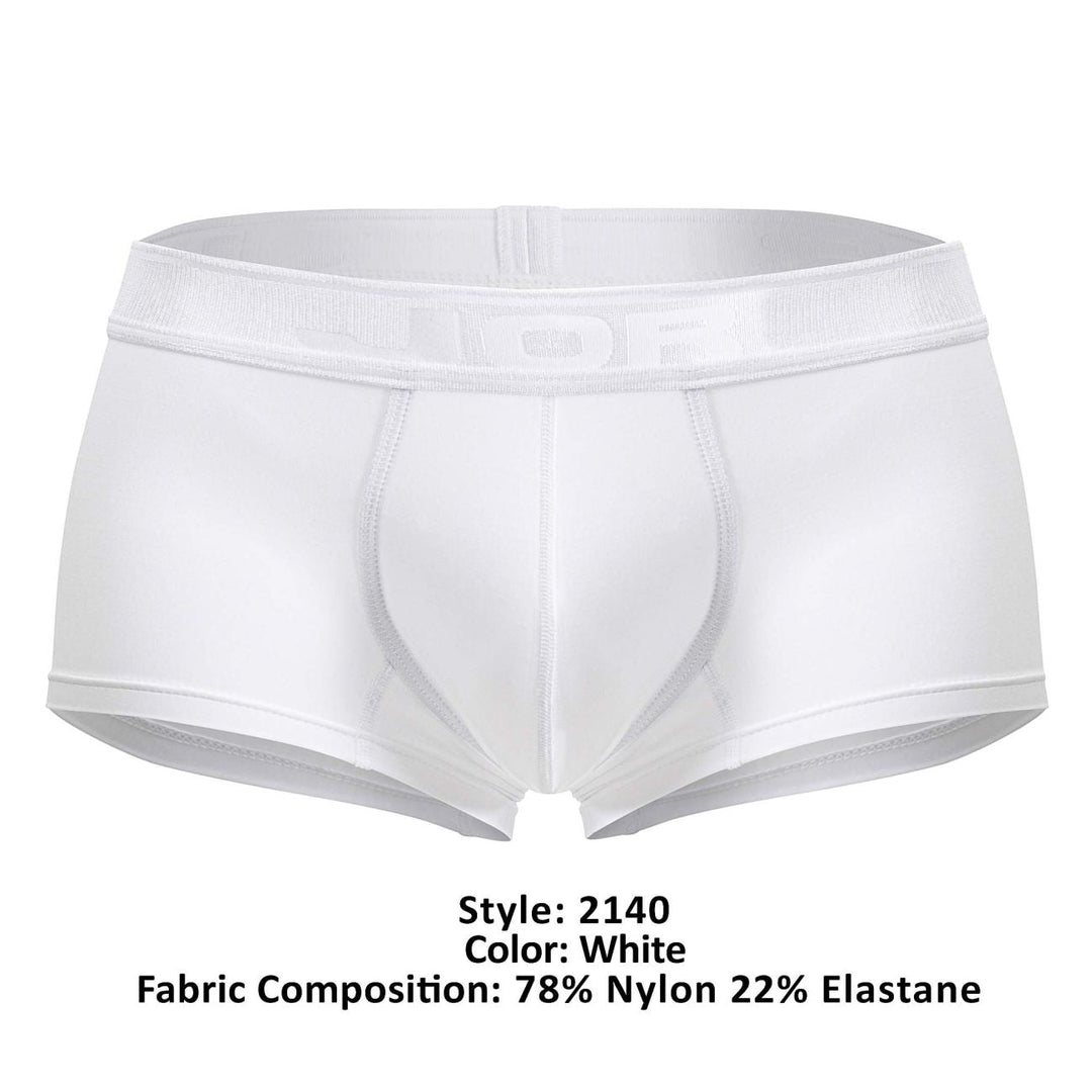 JOR Element Men's Trunk Underwear in White – men's trunks