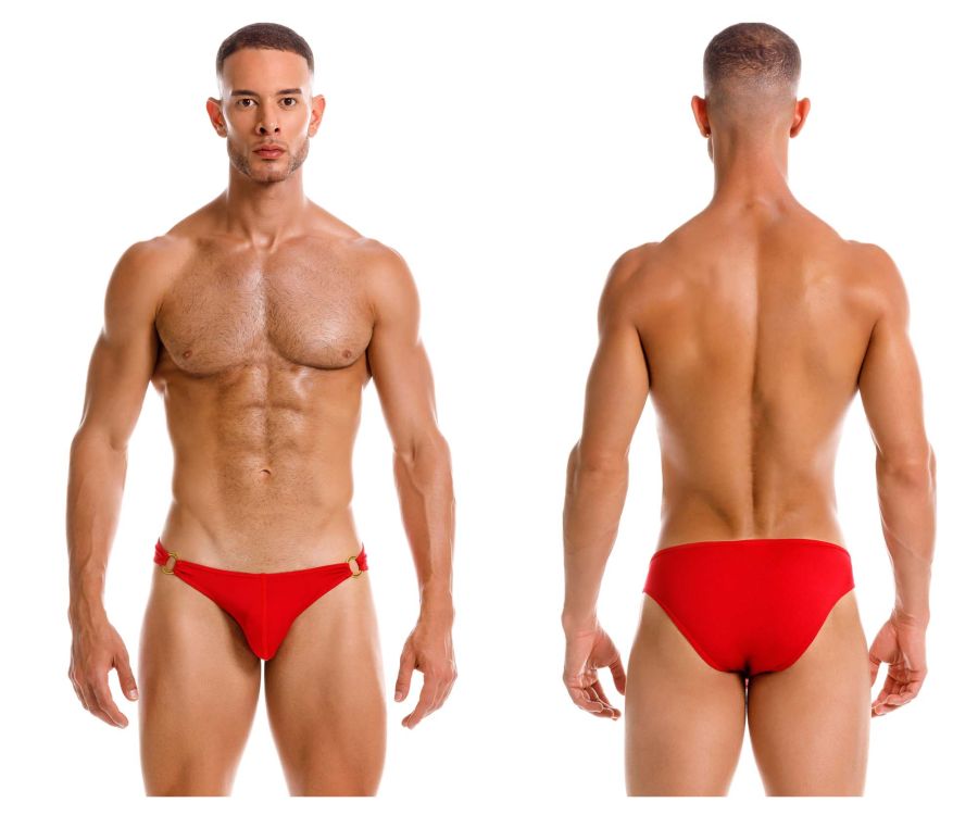 JOR Magnus Bikini in Red – men's briefs