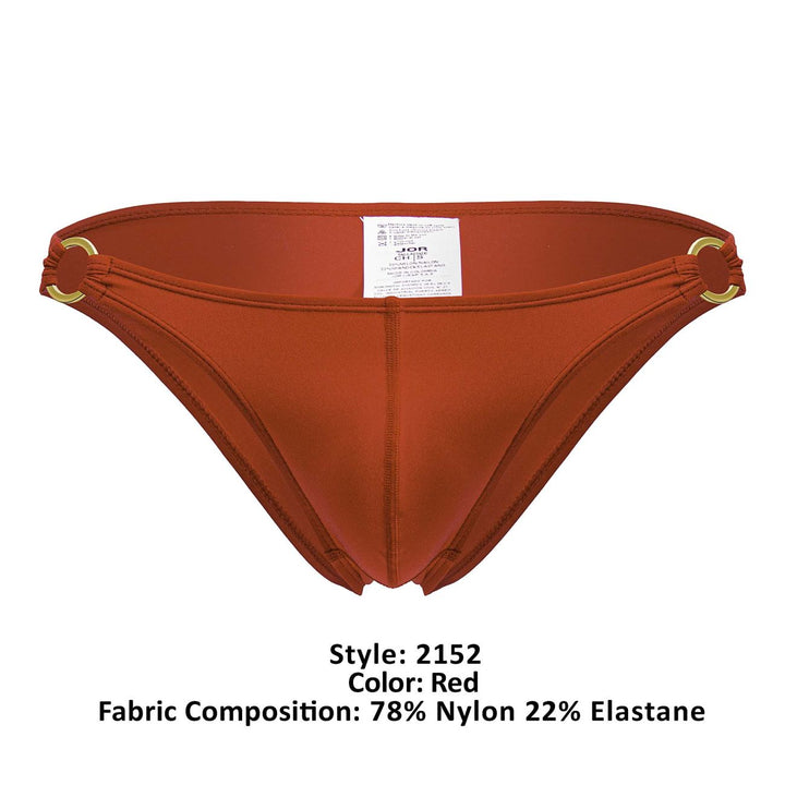 JOR Magnus Bikini in Red – men's briefs