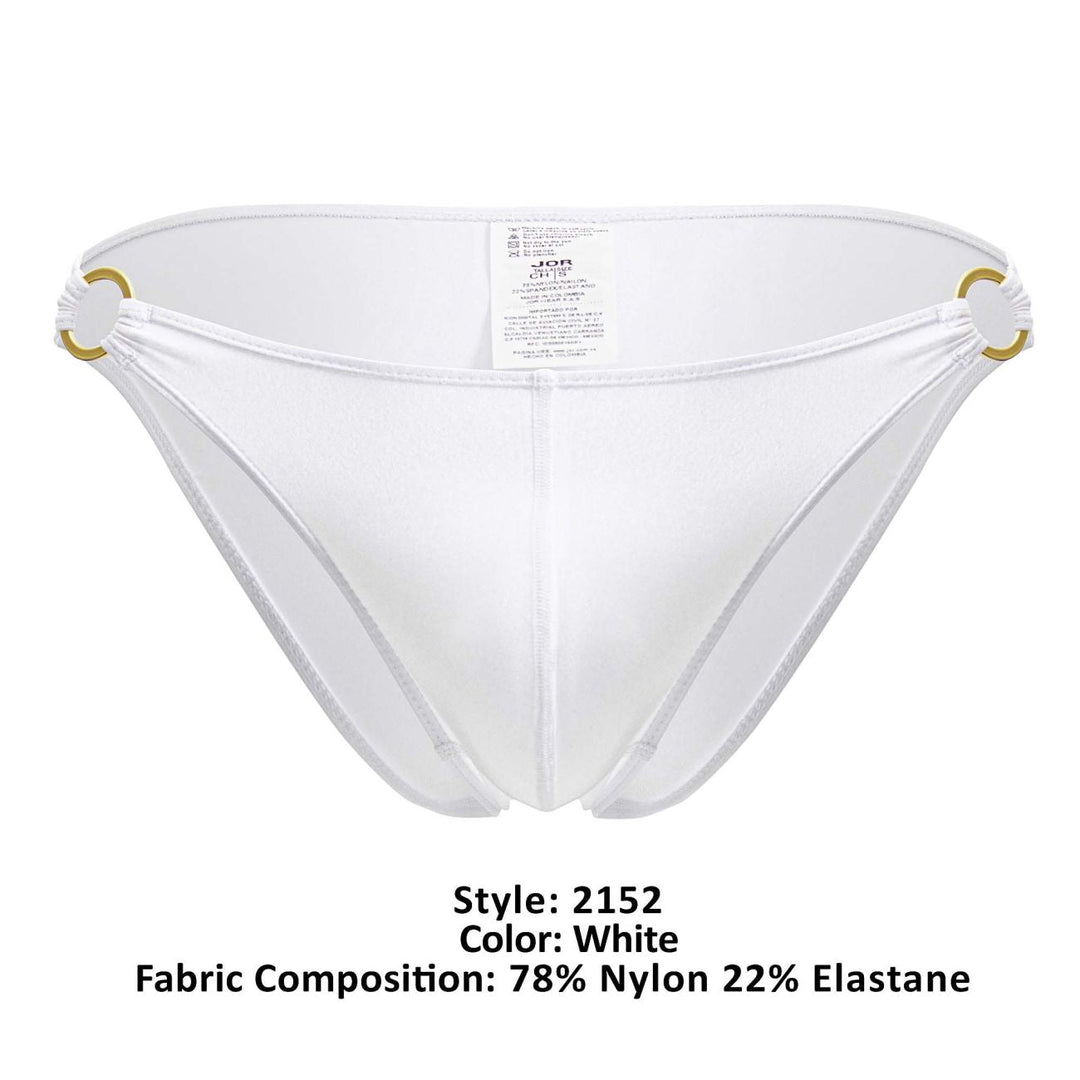 JOR Magnus Bikini in White – men's briefs