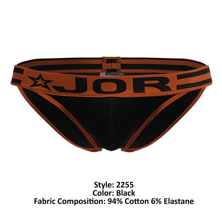 JOR Rush Men's Bikini Brief in Black – men's briefs