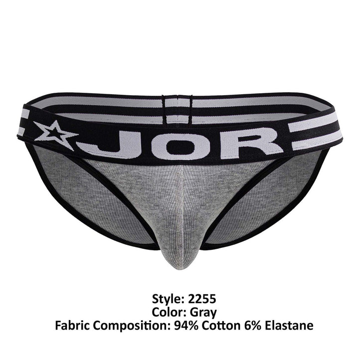 JOR Rush Men's Bikini Brief in Gray – men's briefs
