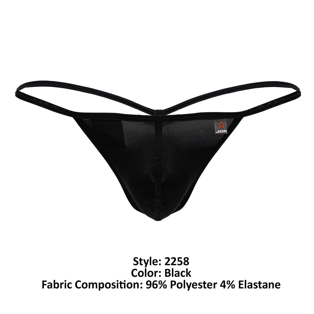JOR Axel Men's Thong in Black – men's thongs