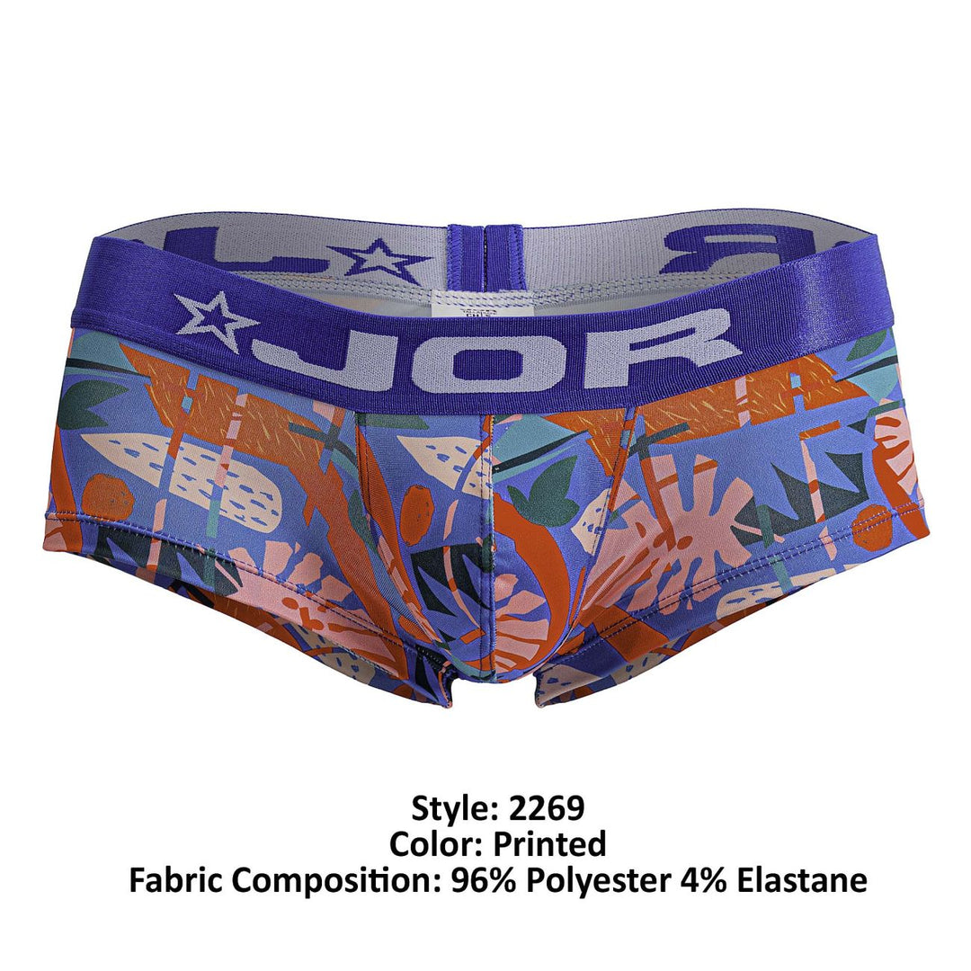 JOR Men's Underwear 2269 South Trunks Color Printed