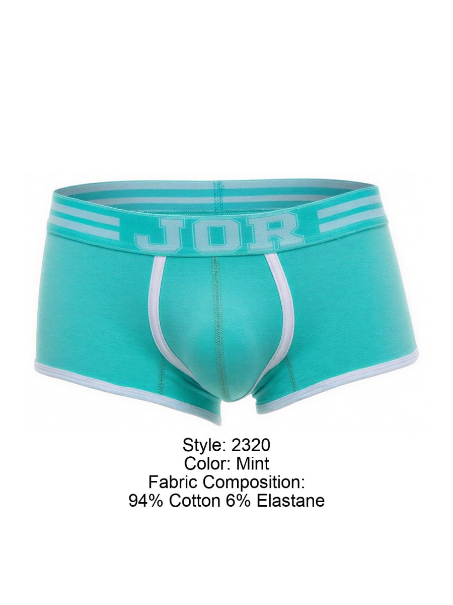 JOR College Men's Trunk Underwear in Mint – men's trunks