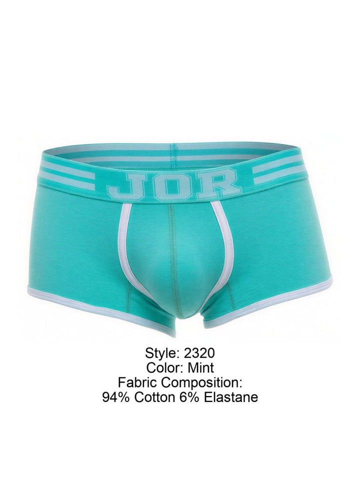 JOR College Men's Trunk Underwear in Mint – men's trunks
