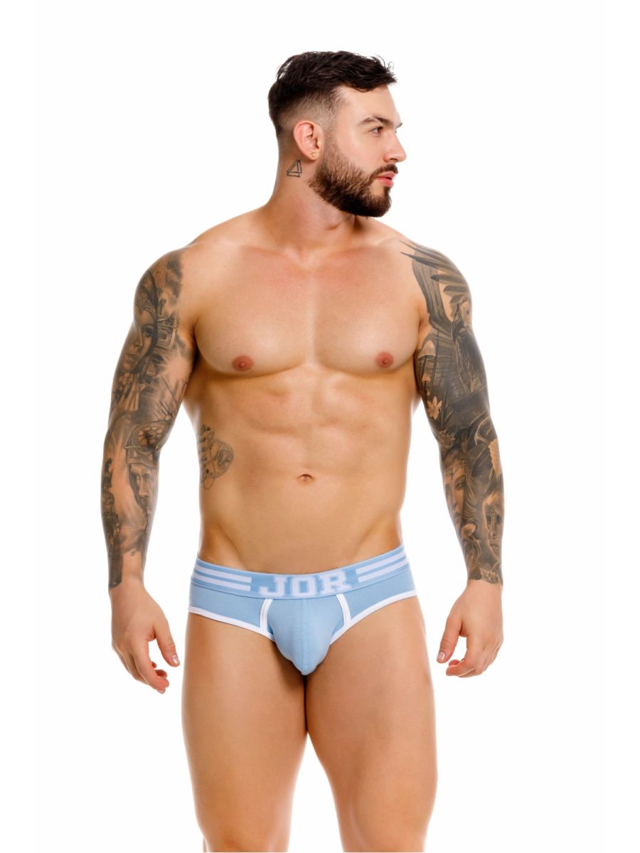 JOR College Men's Bikini Brief in Blue – men's briefs