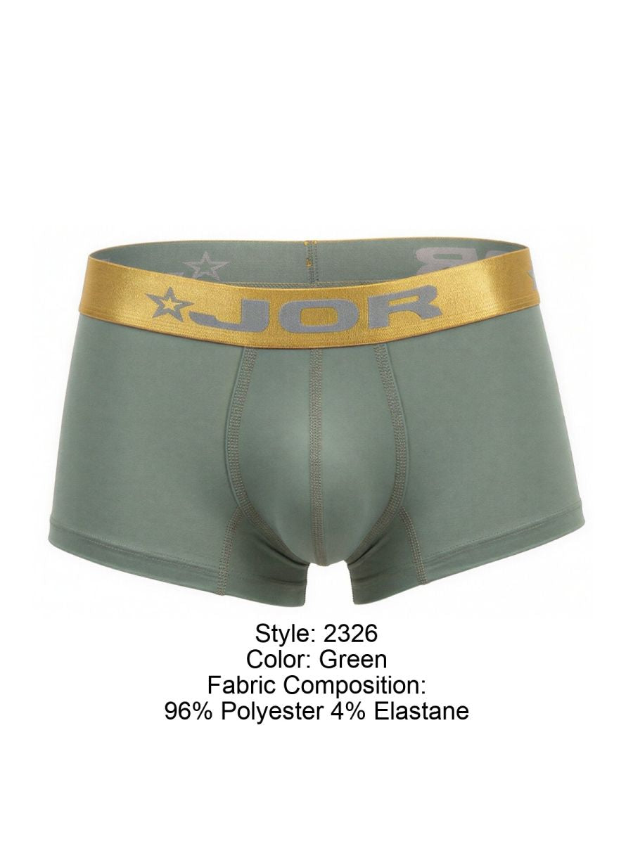 JOR Soho Men's Trunk Underwear in Green – men's trunks