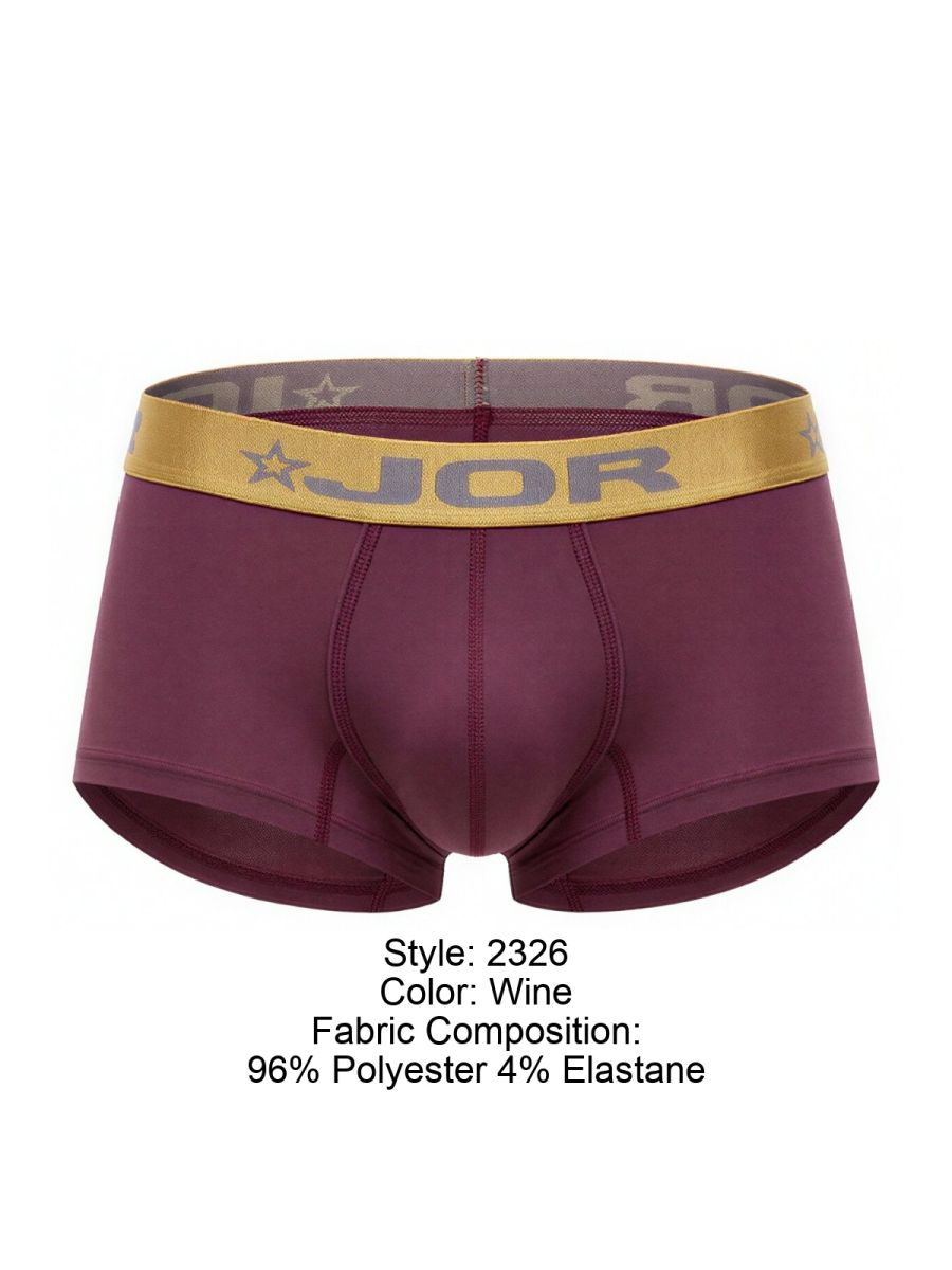 JOR Soho Men's Trunk Underwear in Wine – men's trunks