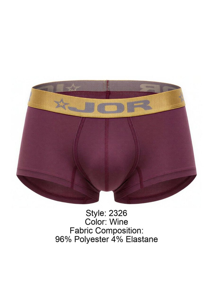 JOR Soho Men's Trunk Underwear in Wine – men's trunks