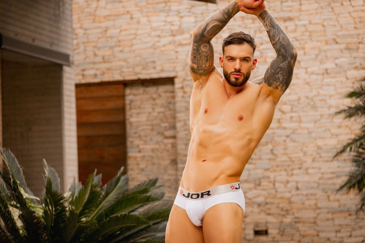 JOR Cronos Men's Bikini Brief in White – men's briefs