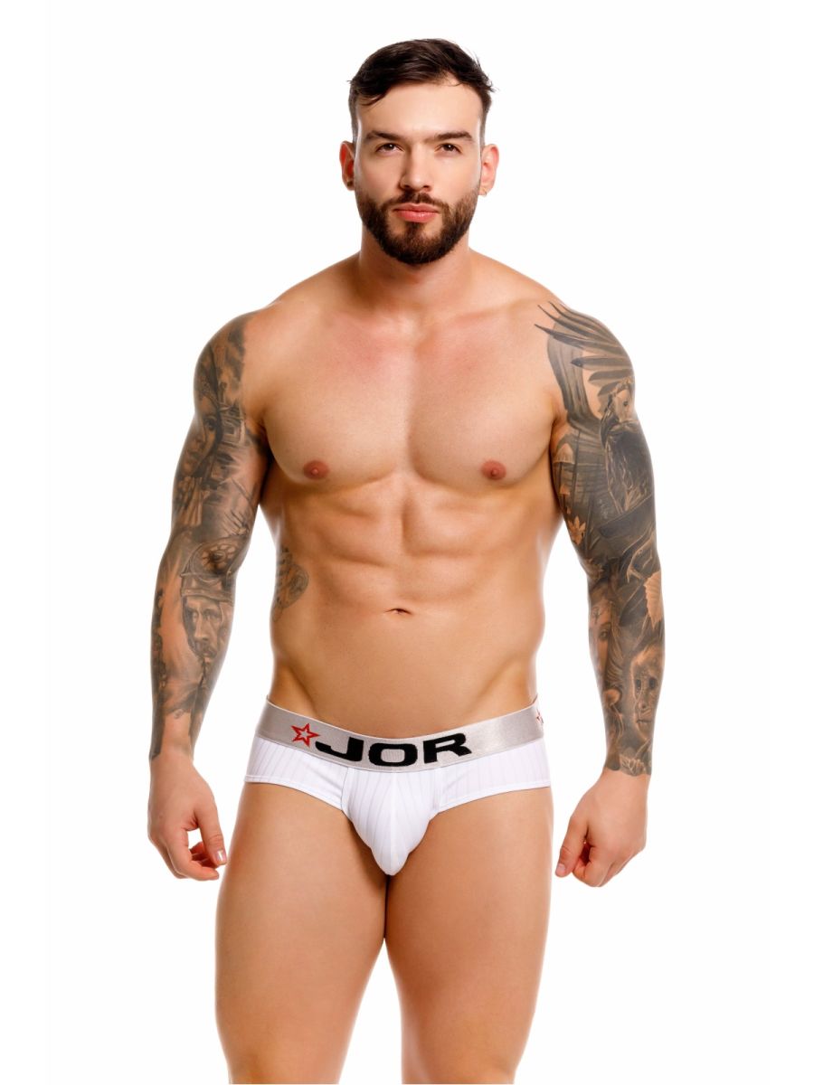 JOR Cronos Men's Bikini Brief in White – men's briefs