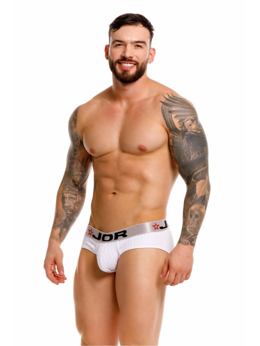 JOR Cronos Men's Bikini Brief in White – men's briefs