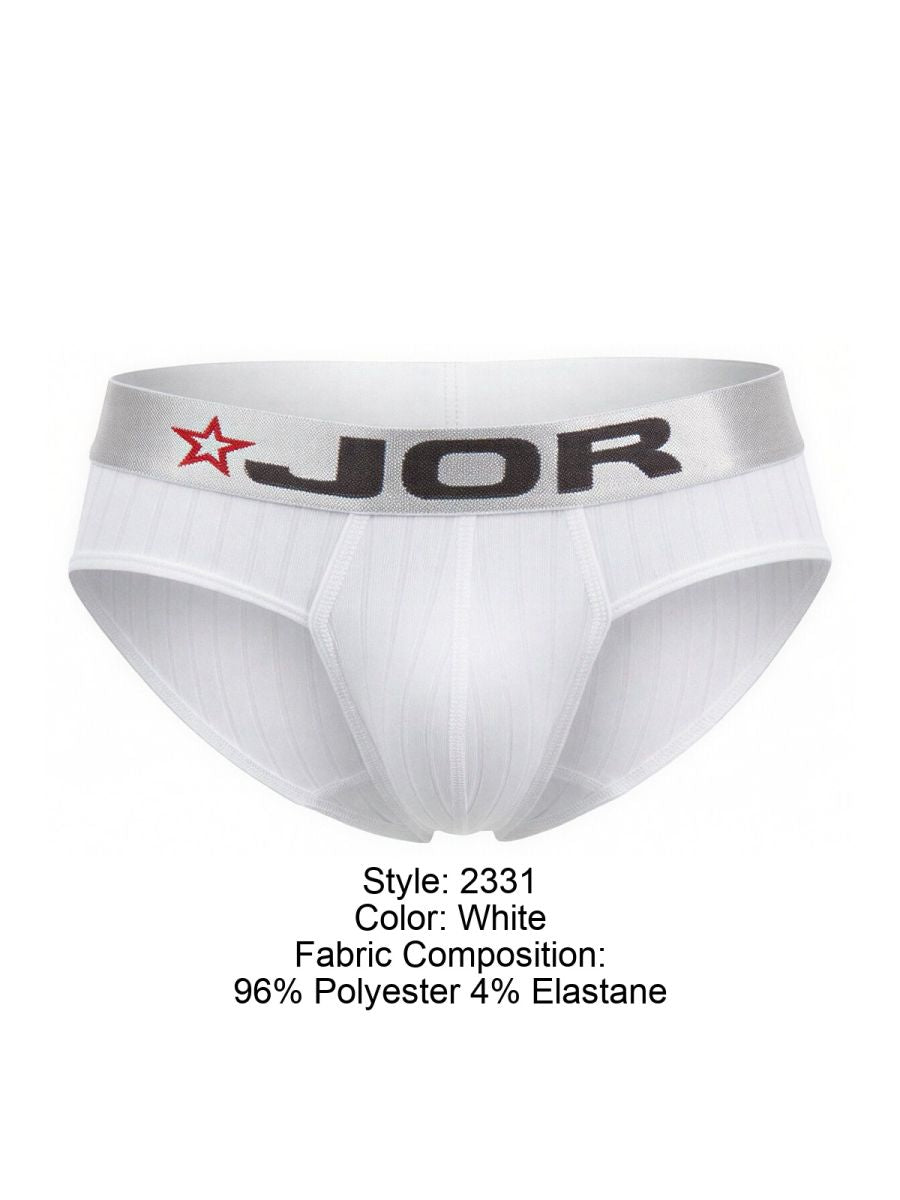 JOR Cronos Men's Bikini Brief in White – men's briefs