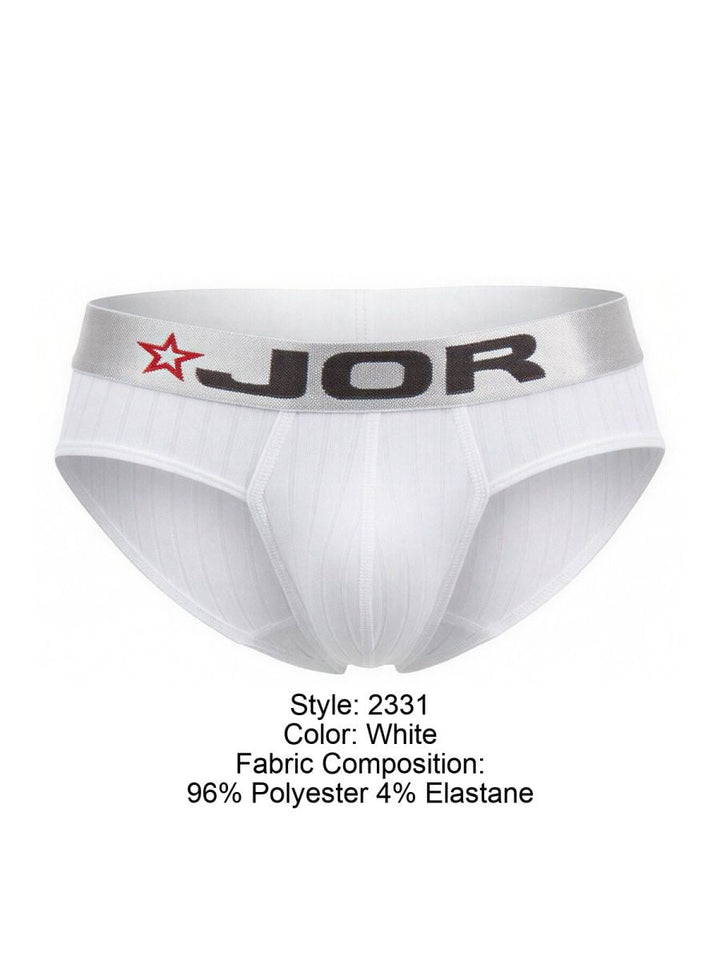 JOR Cronos Men's Bikini Brief in White – men's briefs