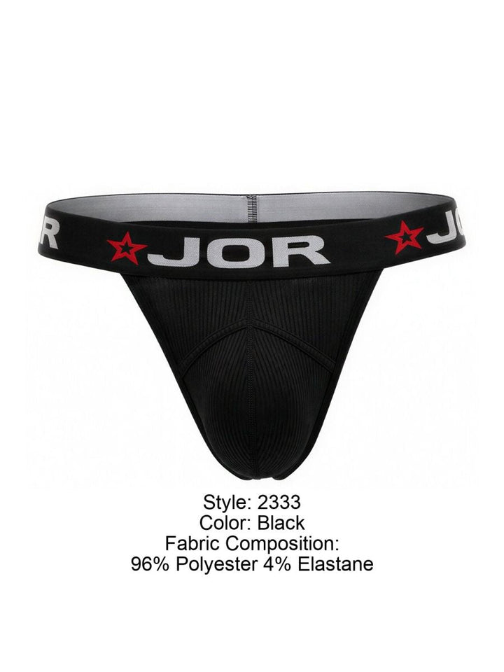 JOR Cronos Men's Thong in Black – men's thongs