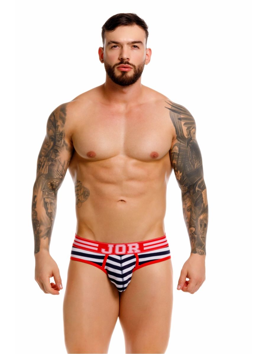JOR Santorini Men's Bikini Brief in Stripes – men's briefs