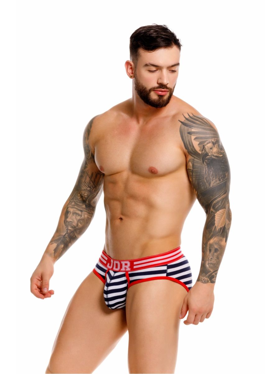 JOR Santorini Men's Bikini Brief in Stripes – men's briefs