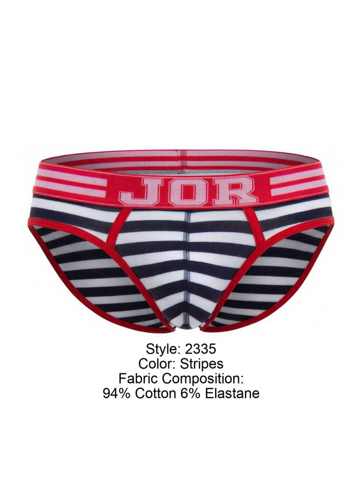 JOR Santorini Men's Bikini Brief in Stripes – men's briefs