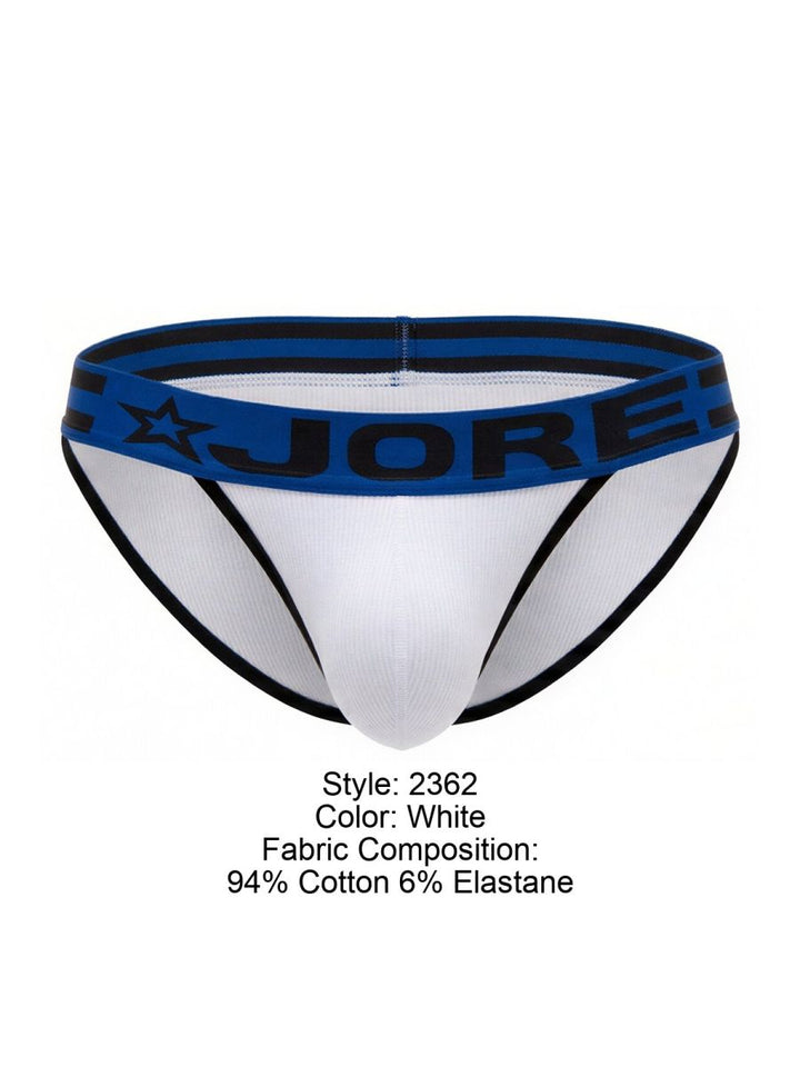 JOR Rush Men's Bikini Brief in White – men's briefs