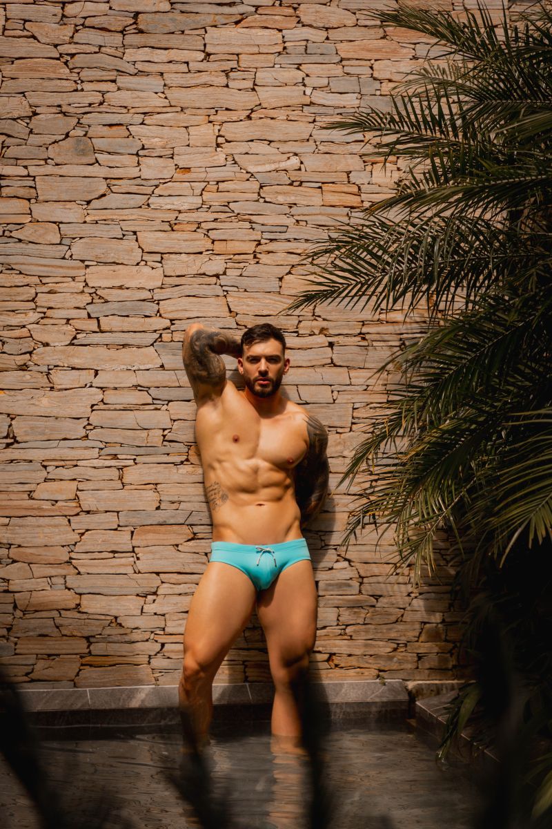 JOR Travel Men's Swim Brief in Turquoise – men's swimwear