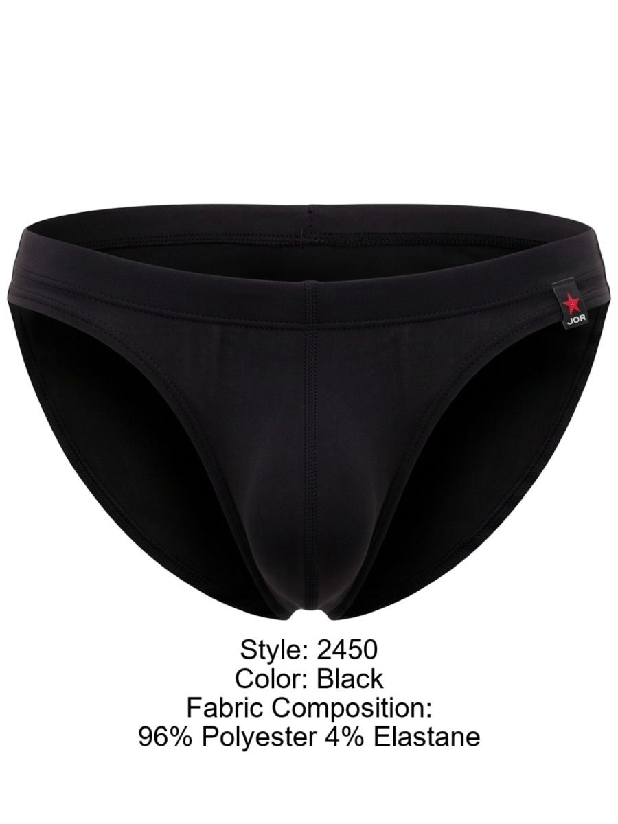 JOR Invisible Men's Bikini Brief in Black – men's briefs Handmade in Colombia