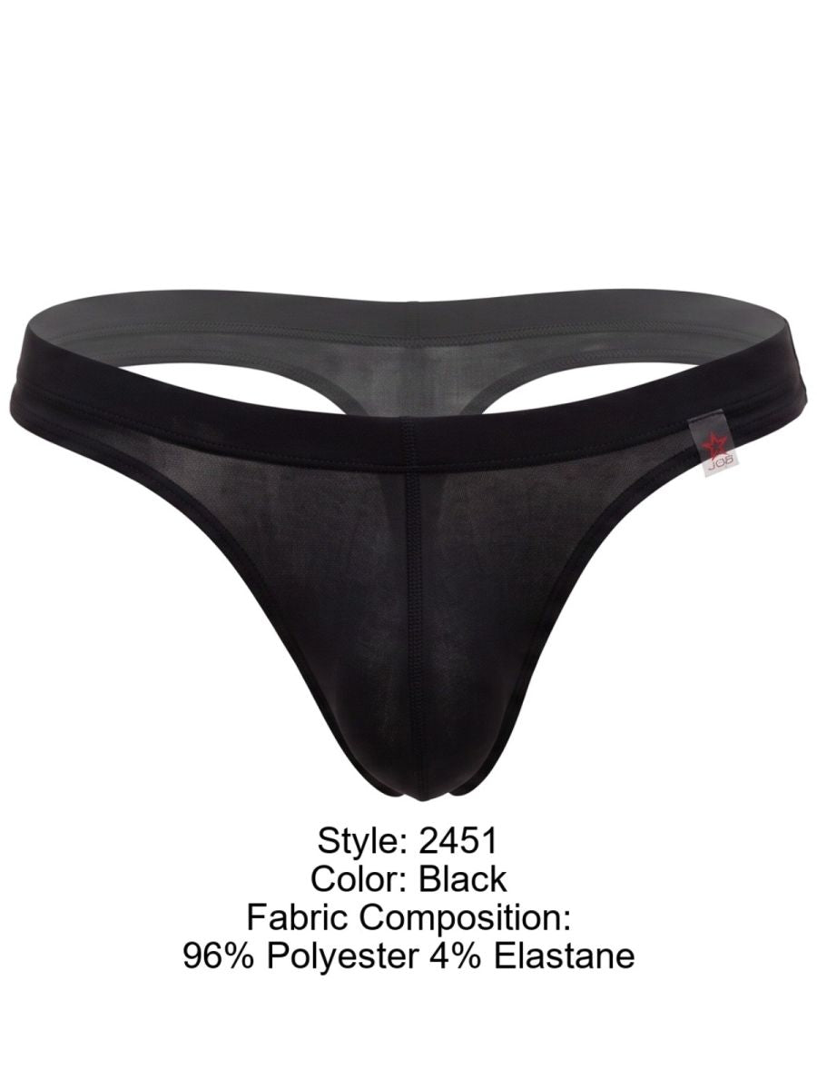 JOR Invisible Men's Thong in Black – men's thongs Handmade in Colombia