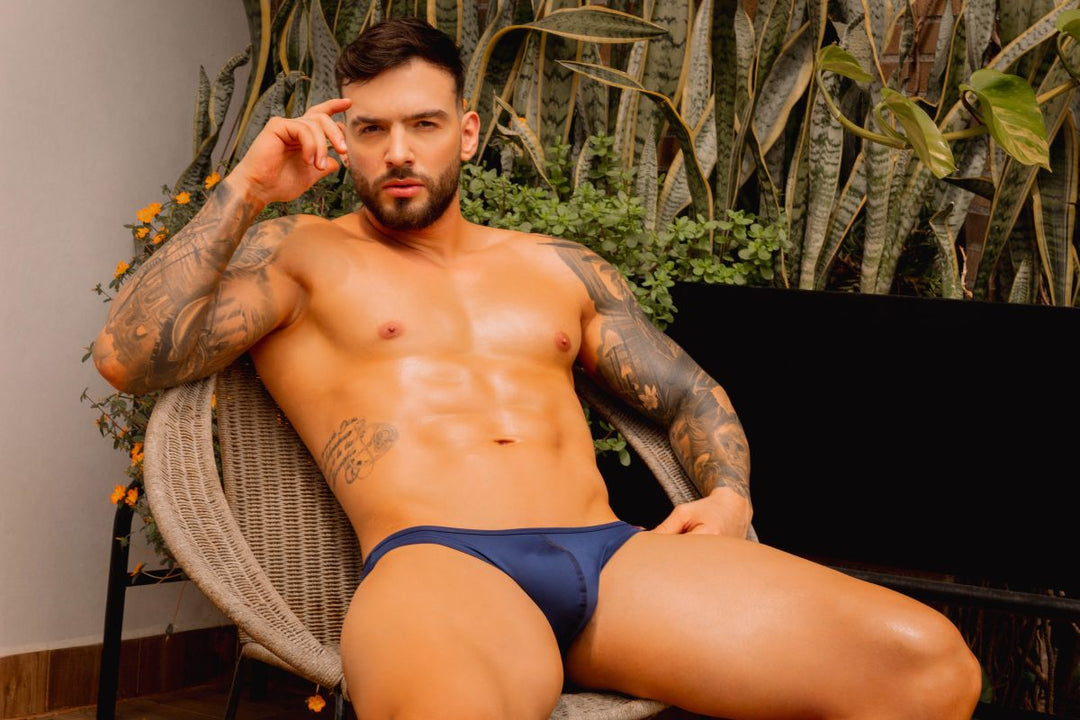 JOR Origin Men's Bikini Brief in Blue – men's briefs Handmade in Colombia