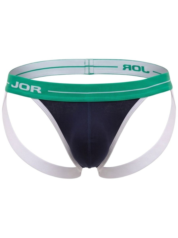JOR Rush Jockstrap in blue – men's stretch fabric athletic jockstrap Handmade in Colombia