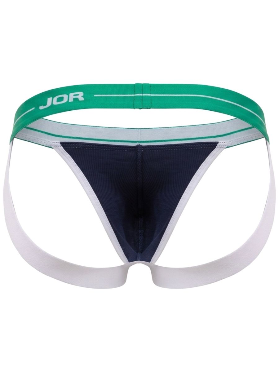 JOR Rush Jockstrap in blue – men's stretch fabric athletic jockstrap Handmade in Colombia